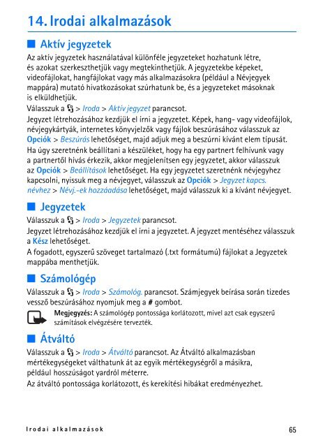 Nokia 6210 Navigator felhasznÃ¡lÃ³i ÃºtmutatÃ³ - A LegÃºjabb ...