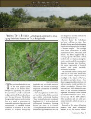 The Bobwhite Post - Caesar Kleberg Wildlife Research Institute ...