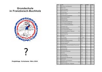 Grundschule in Französisch-Buchholz - Jeanne-Barez-Schule