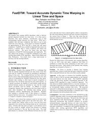 FastDTW: Toward Accurate Dynamic Time Warping in Linear Time ...