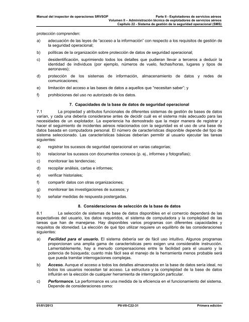 PARTE II â EXPLOTADORES DE SERVICIOS AÃREOS ... - ICAO