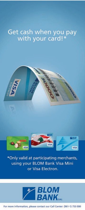 Bankernet Layout 6/5/08 4:48 PM Page 1 - Blom Card - BLOM Bank