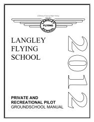 Langley Flying School Private Pilot Groundschool Manual Sample ...