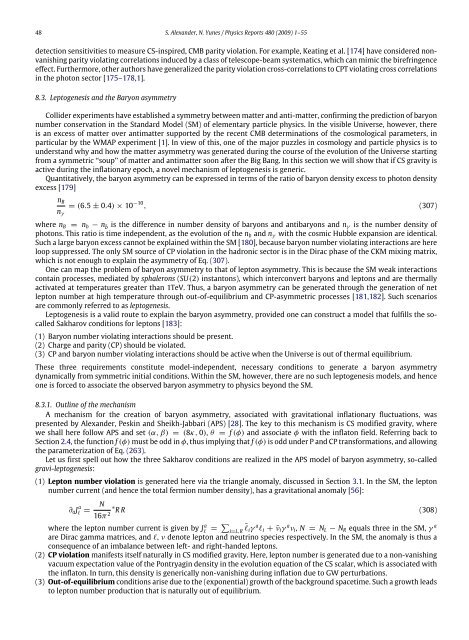 Physics Reports ChernâSimons modified general relativity