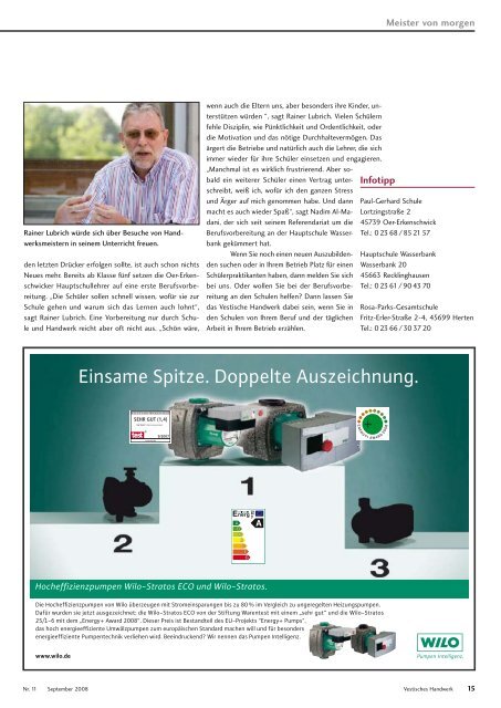 Vestisches - Das Magazin der Kreishandwerkerschaft Recklinghausen