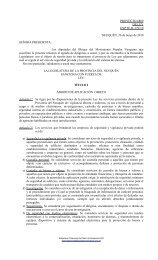 Regularización del servicio de seguridad privada y la utilización de ...