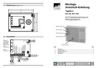 Montage- AnschluÃ-Anleitung - Assa Abloy