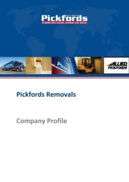Pickfords Removals Company Profile - Cylex Business Directory ...