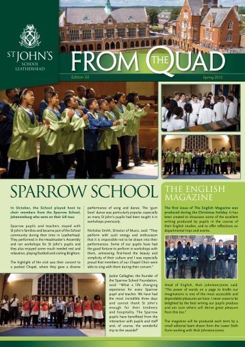 Sparrow SChool THE ENGLISH - St John's