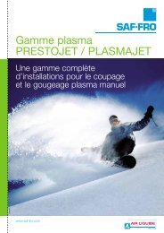 PRESTOJET et PLASMAJET - Saf-Fro