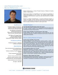 Maureen McGuinness CV.pdf - Paterson & Cooke