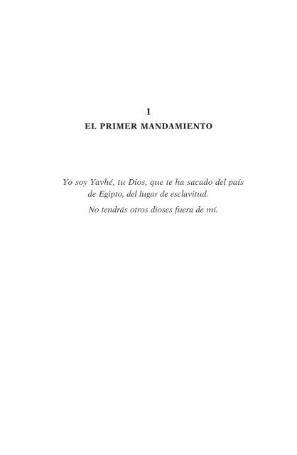 los diez mandamientos. entre el precepto y la sabidurÃ­a