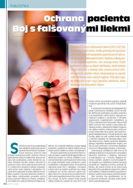 LekárniCké LiSTy® 3/2012 - Slovenská lekárnická komora