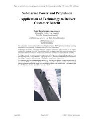 Submarine Power and Propulsion - Application of Technology to ...