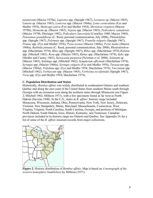 Status Review of Three Formerly Common Species of Bumble Bee ...