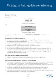 Vertrag zur Auftragsdatenverarbeitung - Plasticard-ZFT GmbH