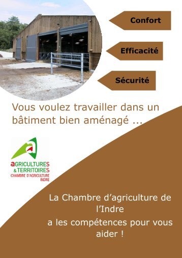 Conseil en bâtiment d'élevage - Chambre d'agriculture de l'Indre