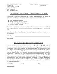 PDF Bidder Application - Horry County Government