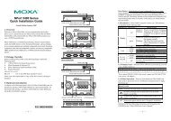 NPort 5400 Series Quick Installation Guide - Moxa