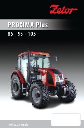 PROXIMA Plus - Zetor-Hartl