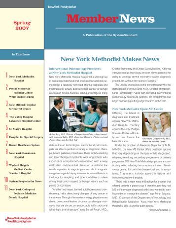 member news newyork presbyterian healthcare system