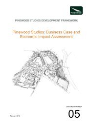 Pinewood Studios: Business Case and Economic Impact Assessment