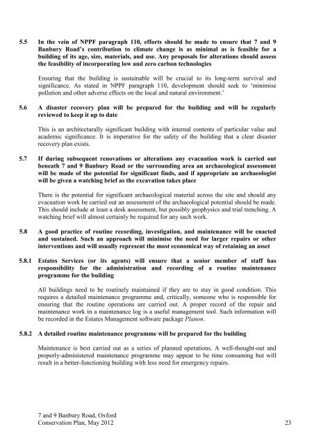 7-9 Banbury Road - Central Administration - University of Oxford