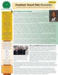 Winter 2012 - Presidents Round Table - Prince George's Community ...