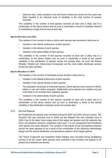 Wambo Coal AEMR 2010-2011 - Peabody Energy