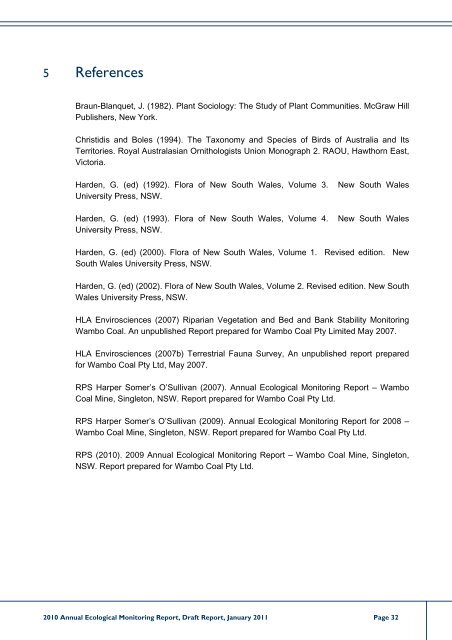 Wambo Coal AEMR 2010-2011 - Peabody Energy