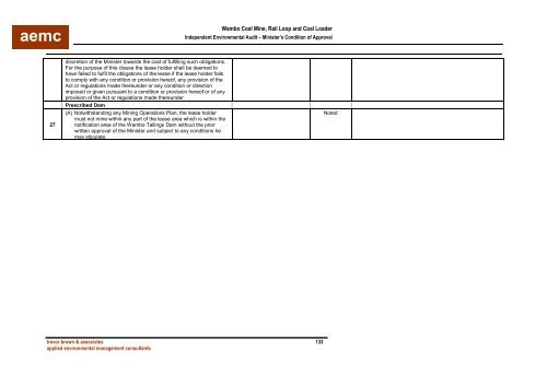 Wambo Coal AEMR 2010-2011 - Peabody Energy