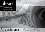 download PDF - dwars - Universiteit Antwerpen