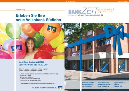 Sonntag 5 August 2007 Von 10 30 Uhr Bis 17 00 Uhr Bankzeit