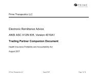 Electronic Remittance Advice ANSI ASC X12N 835, Version 4010A1 ...