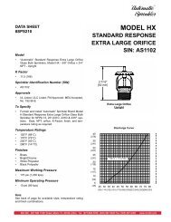 Model HX - Extra Large Orifice - NNI, Inc.