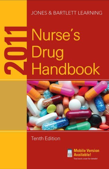 005-2011 Nurse's Drug Handbook, 10th Edition-Jones & Bartlett Learning-0763792381-Jones & Bartlet