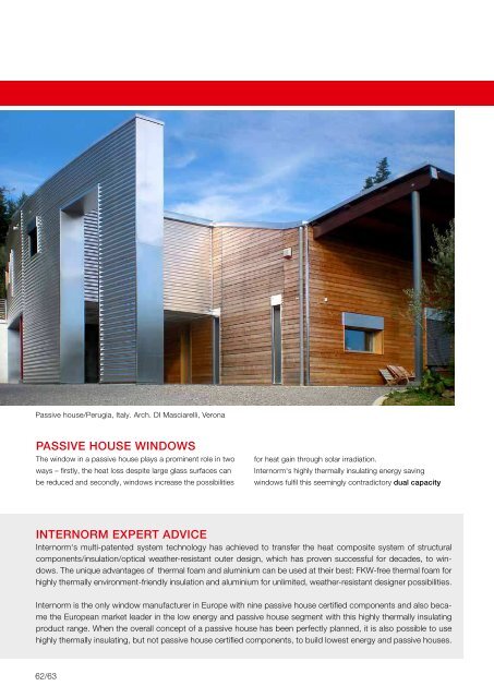 Internorm brochure - Build It Green