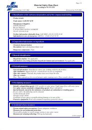 Material Safety Data Sheet - AMT Composites