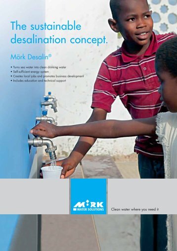 The sustainable desalination concept. - MÃ¶rk Water Solutions