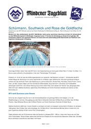 Presse 23. Mindener-Schwimmfest 2010 - MTV 1860 Minden e.V. ...