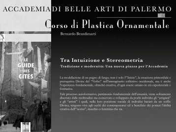 Corso di Plastica Ornamentale - Accademia di Belle Arti di Palermo