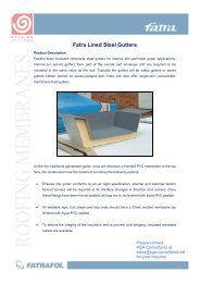 Raintite Fatra Steel Gutters - PGA Consultants