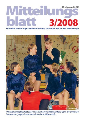 Mitteilungs blatt 3/2008 - TV Sarnen