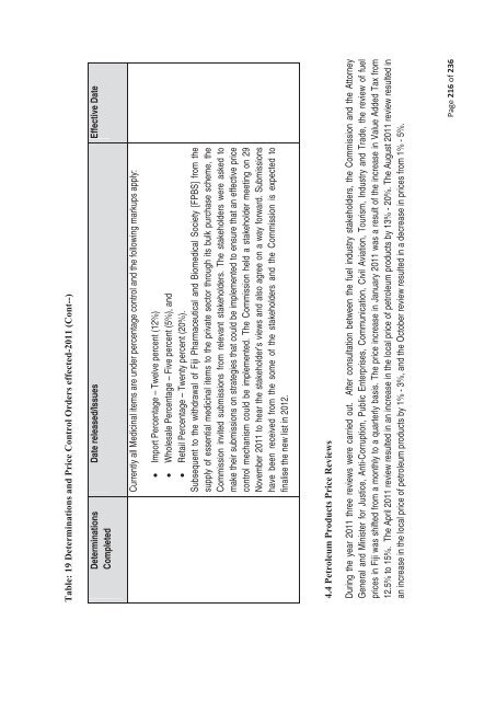 2011 Annual Report - The Commerce Commission