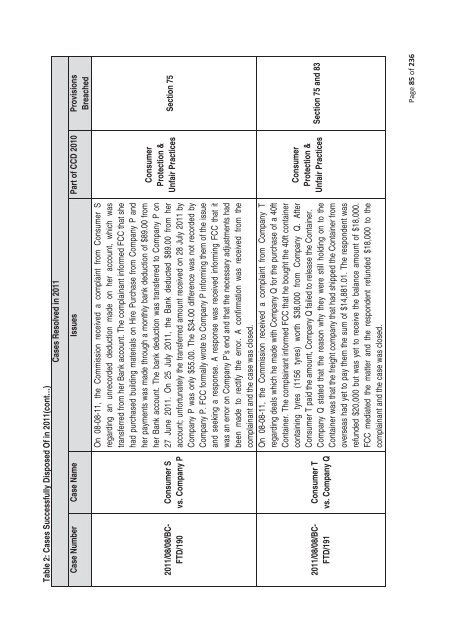 2011 Annual Report - The Commerce Commission