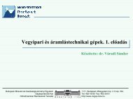 1. előadás - Hidrodinamikai Rendszerek Tanszék - Budapesti ...