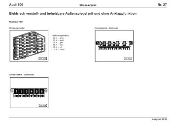 Audi 100 Nr. 27 Elektrisch verstell- und beheizbare ... - isham research