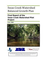 Swan Creek Watershed Balanced Growth Plan: Final Report - Ohio's ...