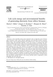 Life cycle energy and environmental benefits of ge... - ResearchGate