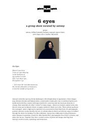 6 eyes - Galerie du jour